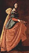 Francisco de Zurbaran Hl. Casilda von Toledo Spain oil painting artist
